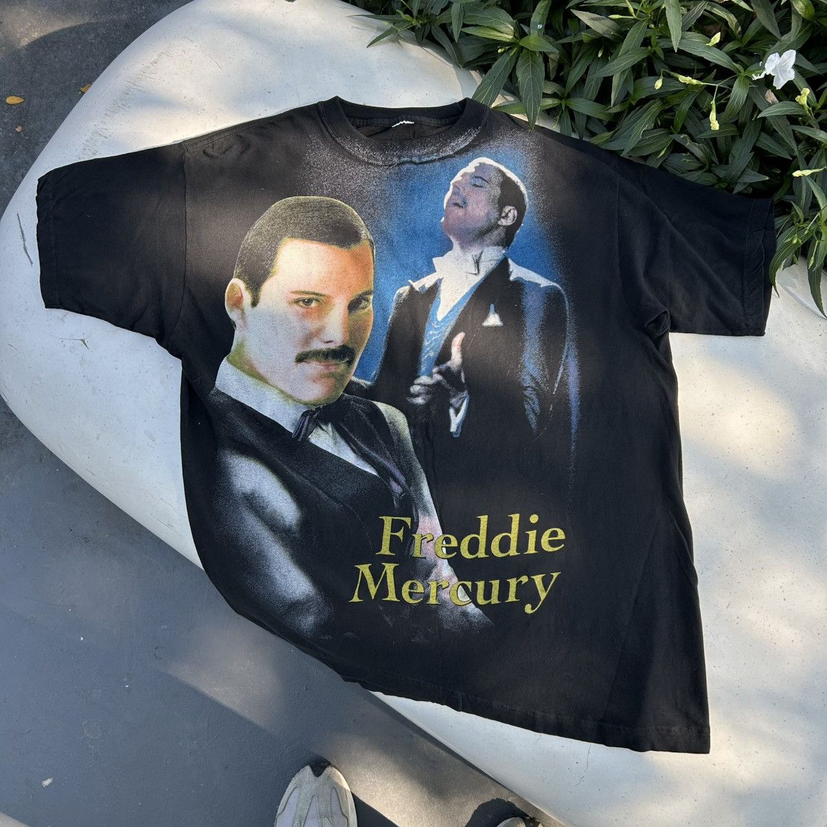 Band Tees Freddie Mercury Queen 90 Bootleg Size US XL / EU 56 / 4 - 7 Thumbnail