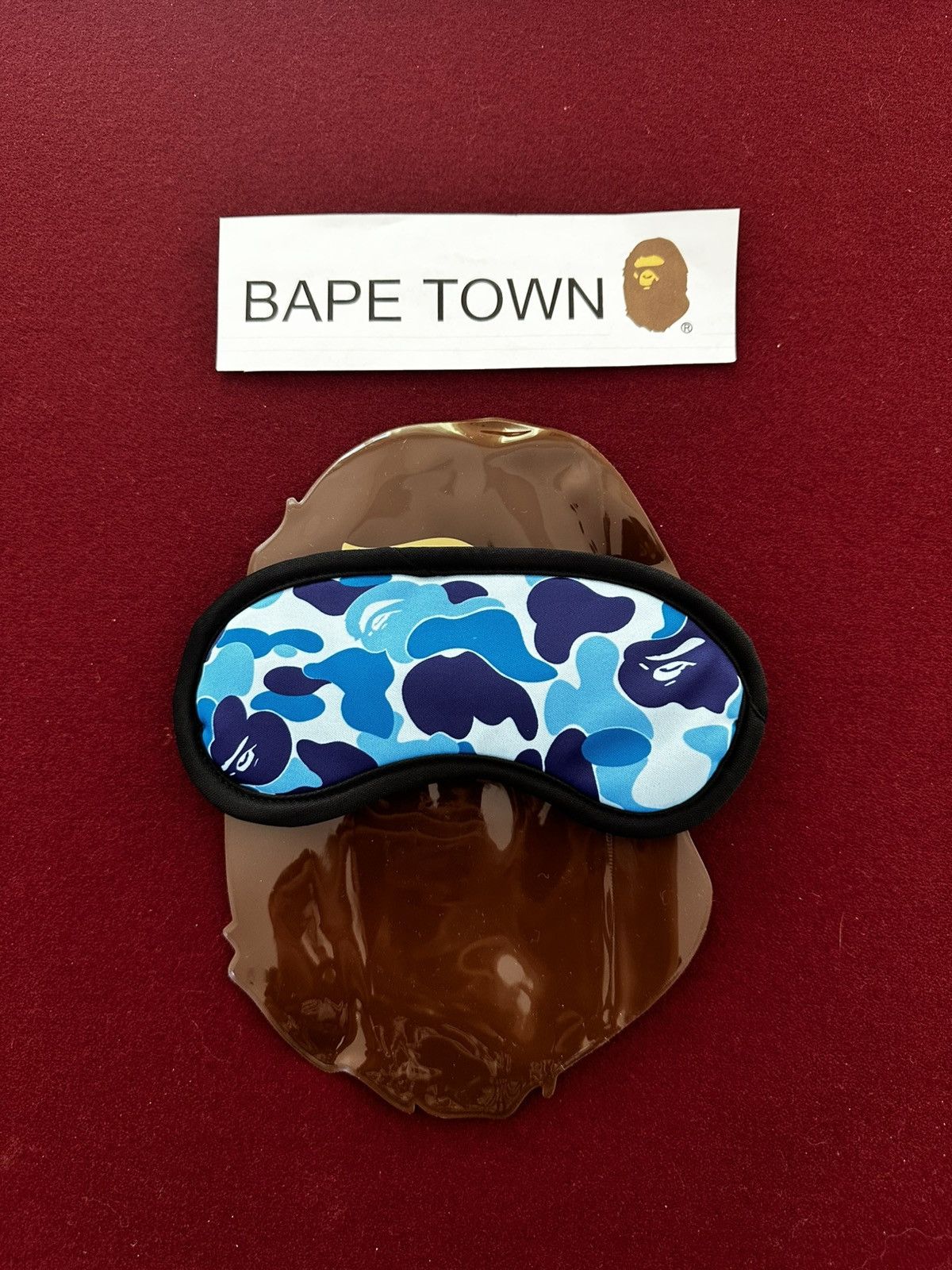 Bape ABC CAMO EYE MASK (BLUE) Size ONE SIZE - 2 Thumbnail