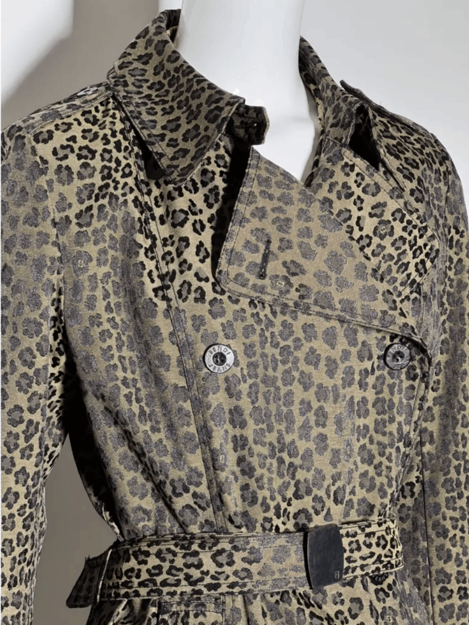 Fendi Fendi Vintage Trenchcoat Size S / US 4 / IT 40 - 6 Thumbnail