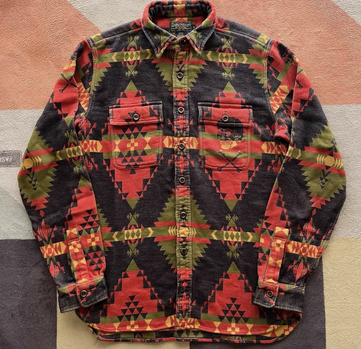 Ralph Lauren Ralph Lauren Rugby Southwest Heavy Shirt RL Polo K22 Size US M / EU 48-50 / 2 - 1 Thumbnail