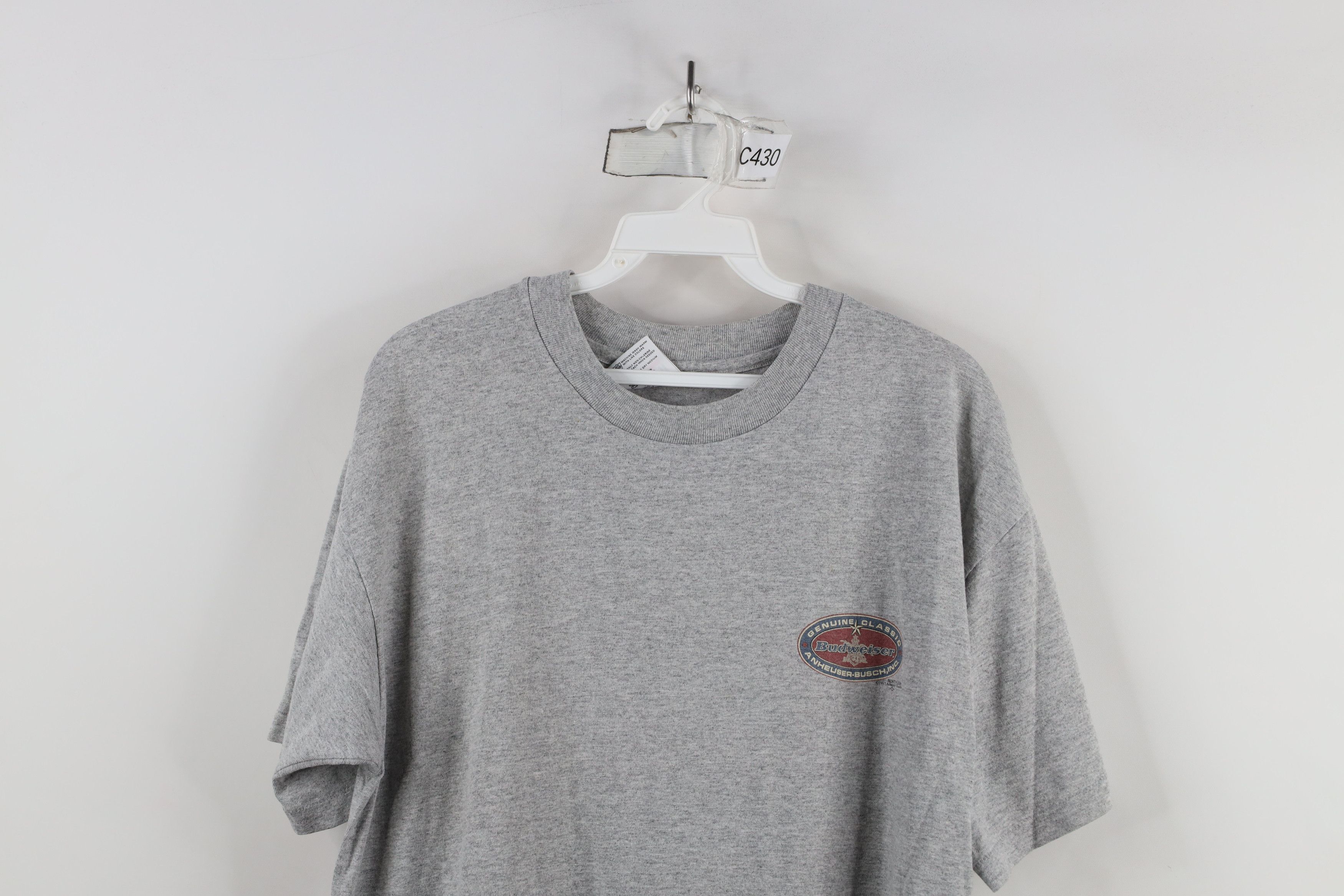 Vintage Vintage 90s Anheuser Busch Budweiser Spell Beer T-Shirt USA Size US L / EU 52-54 / 3 - 2 Thumbnail