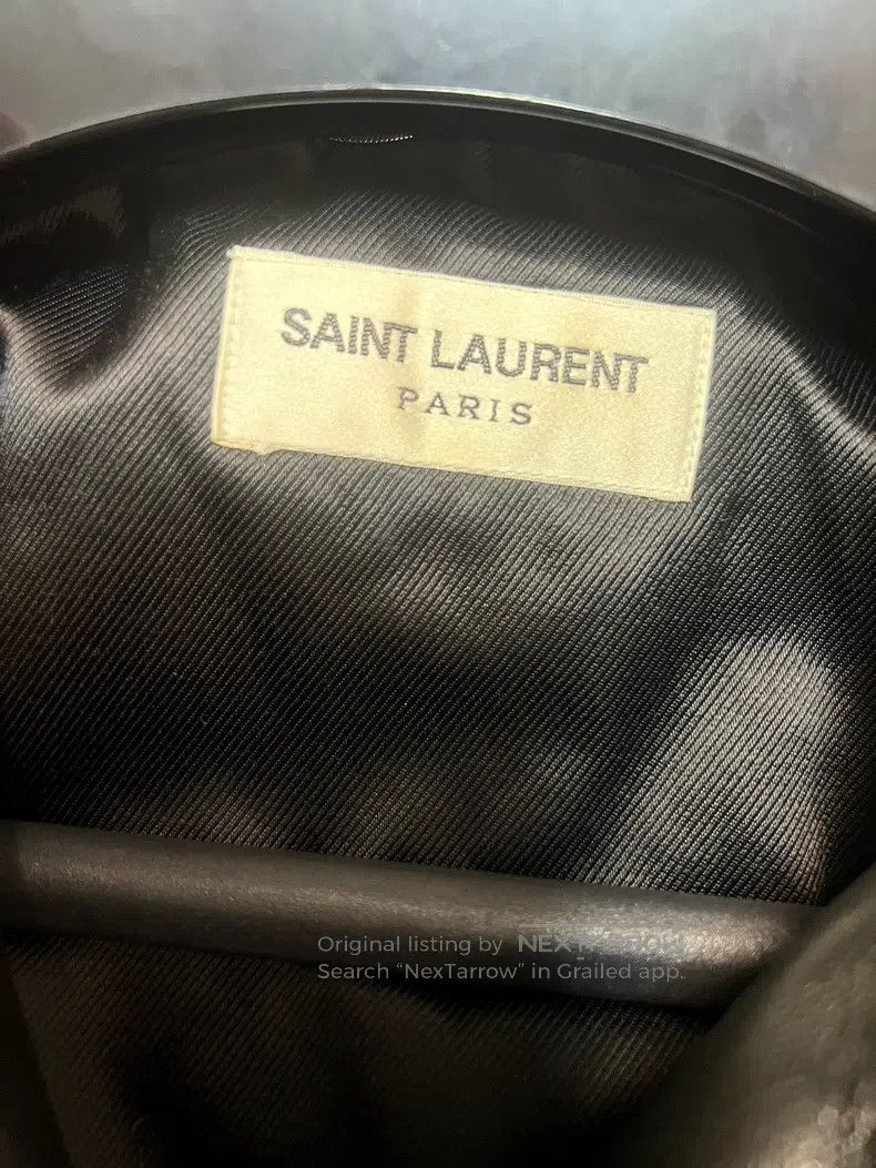 Saint Laurent Paris Saint Laurent Paris Motorcycle Leather Jacket Size US M / EU 48-50 / 2 - 3 Thumbnail