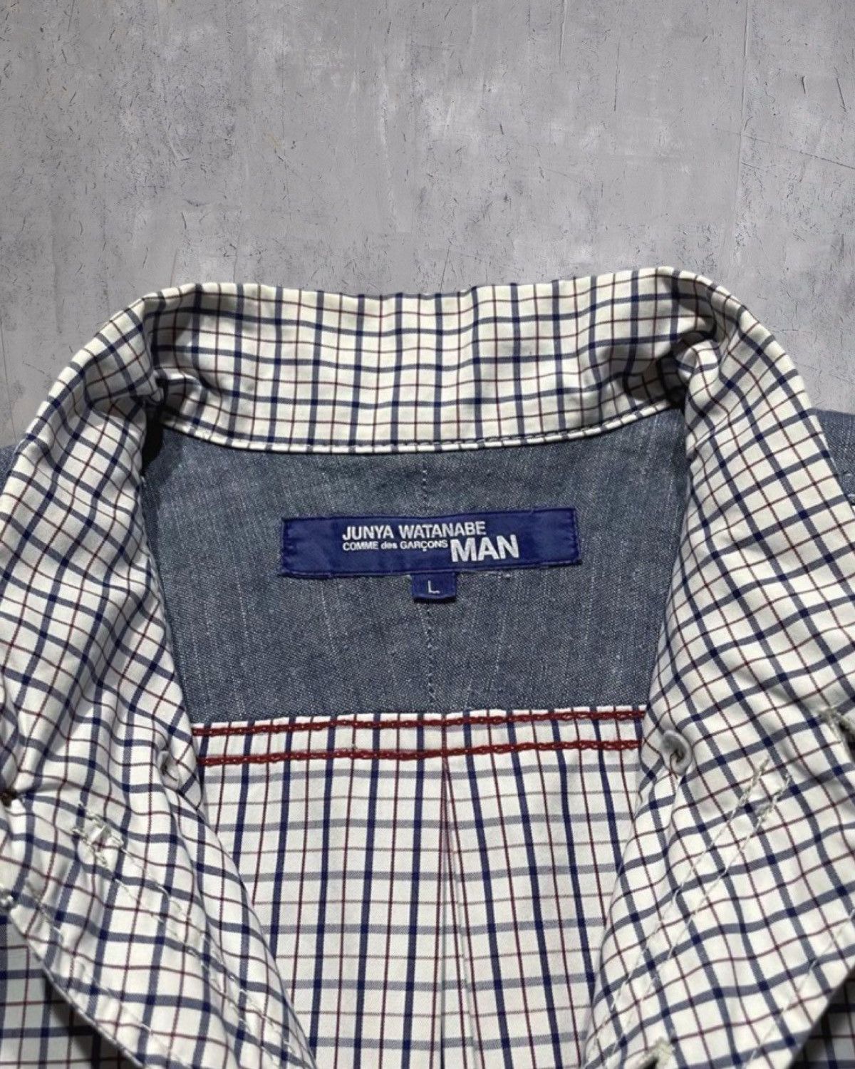 Junya Watanabe AD2013 Junya Watanabe Man elbow patch shirt Size US L / EU 52-54 / 3 - 7 Thumbnail