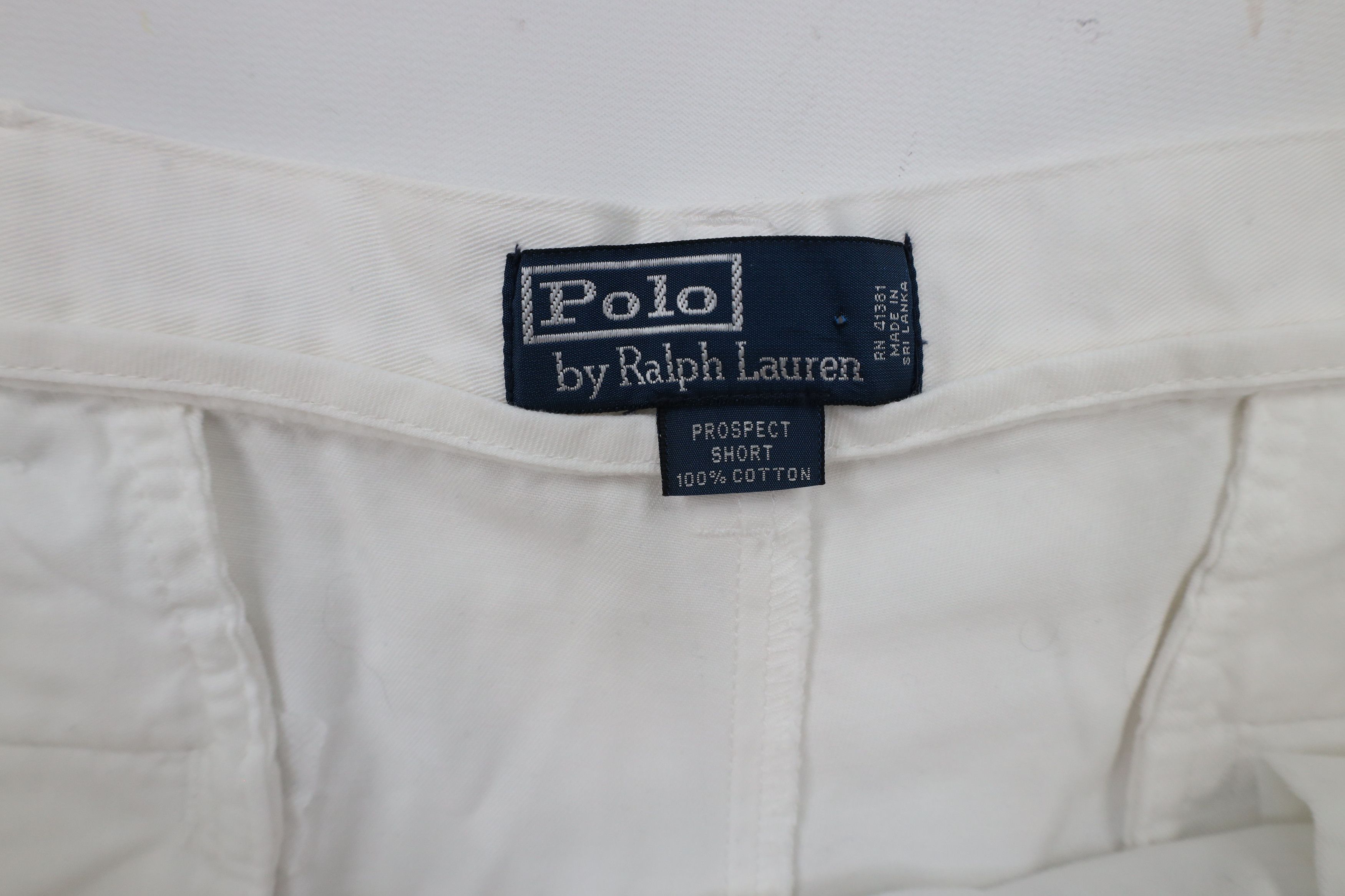 Ralph Lauren × Vintage Vintage 90s Ralph Lauren Above Knee Cotton Chino Shorts Size US 38 / EU 54 - 5 Thumbnail