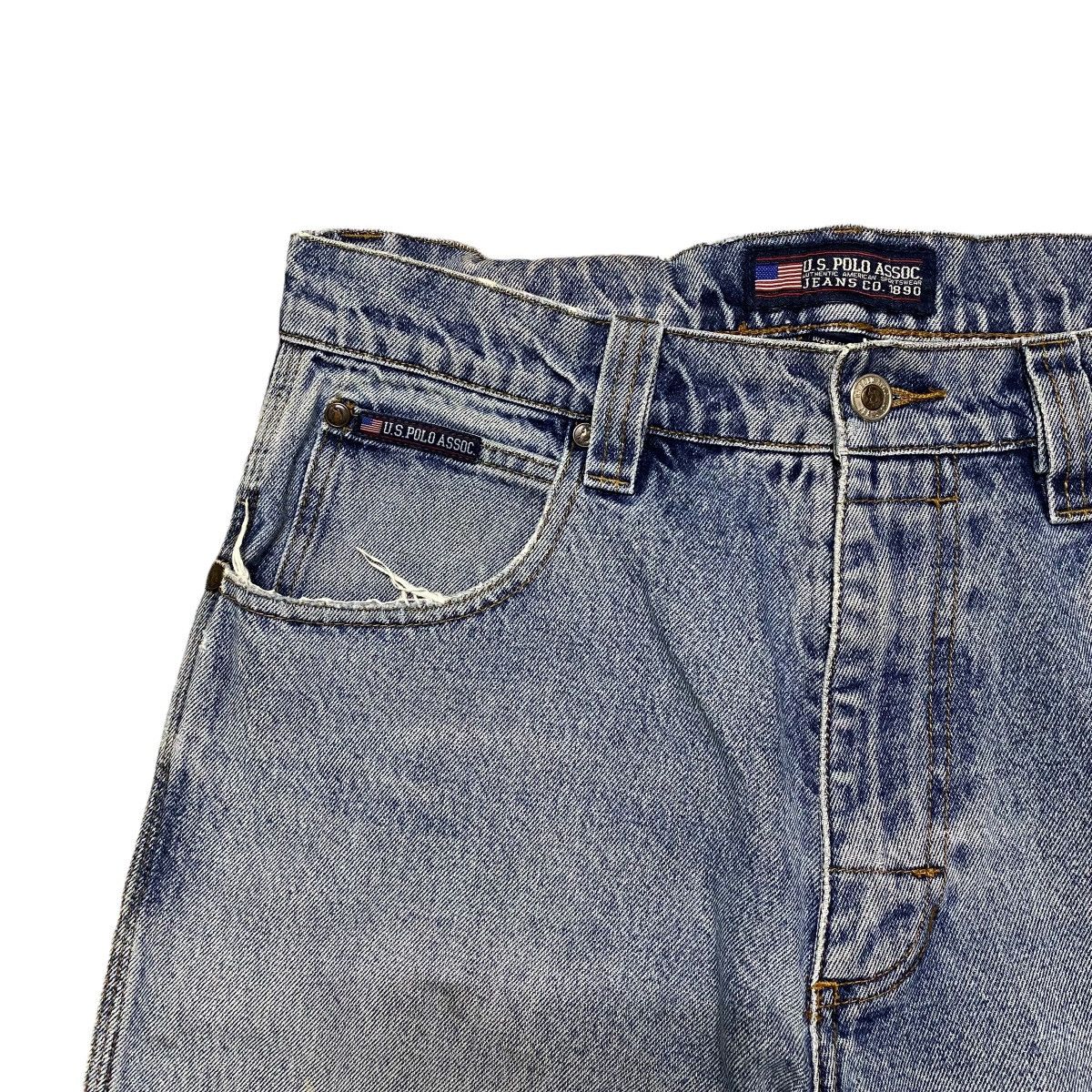 U.S. Polo Assn. Vintage US POLO ASSOC Distressed Denim Carpenter Pant Size US 31 - 4 Thumbnail