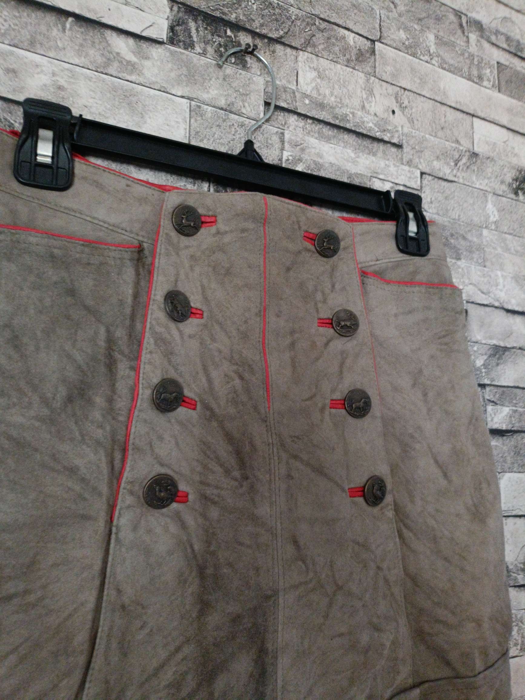 Leather Vintage Knut starringer German leather short pants Size 26" / US 2 / IT 38 - 2 Thumbnail