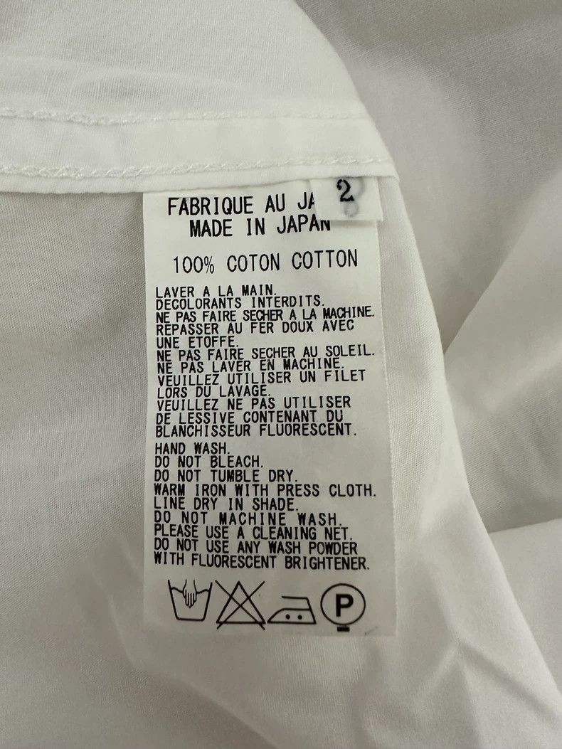 Y's Y's Long white cotton button-down vest Size US M / EU 48-50 / 2 - 7 Thumbnail