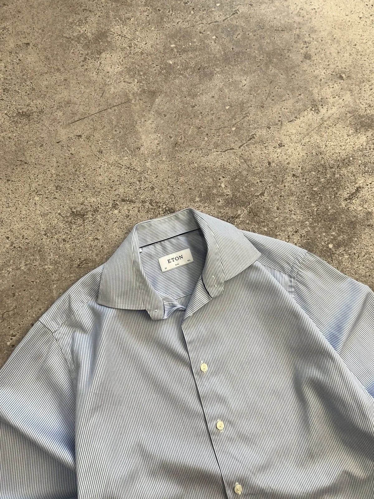Designer × Eton Vintage luxury Shirt Eton OldMoney Archival Clothes watanabe Size US M / EU 48-50 / 2 - 6 Thumbnail