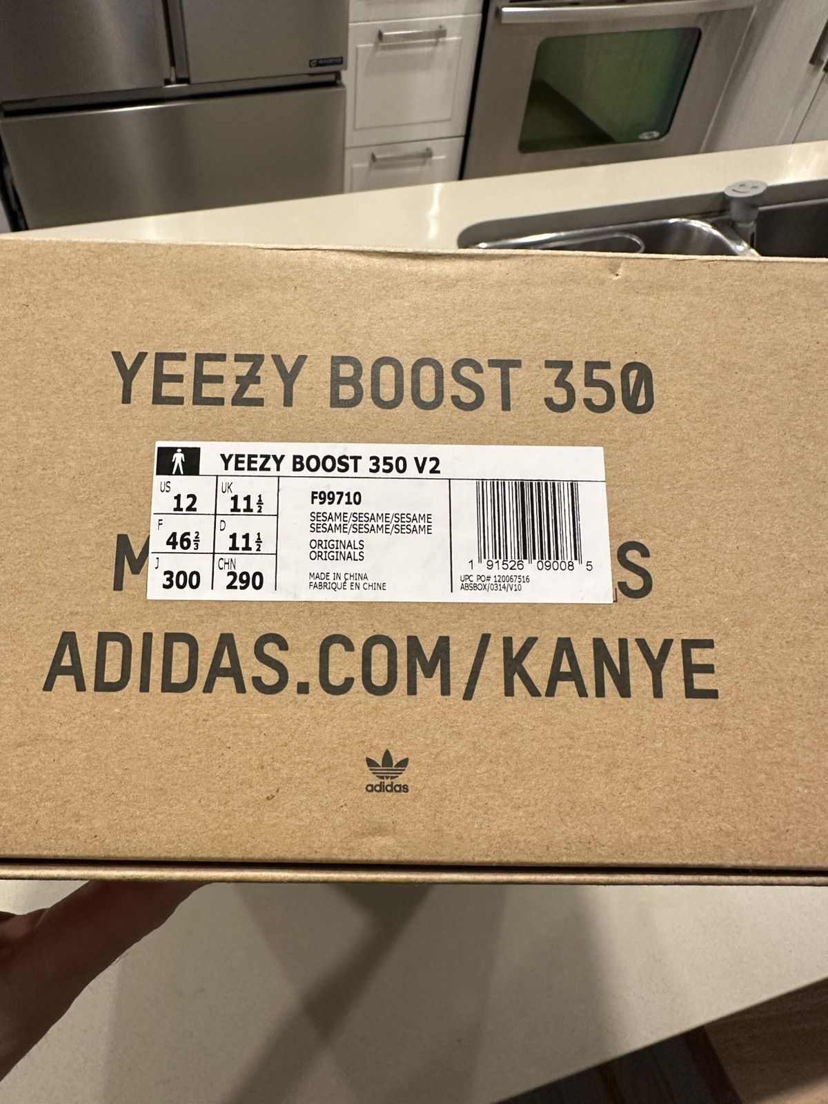 Adidas × Kanye West Adidas Yeezy 350 ‘Sesame’ Size 12 Size US 12 / EU 45 - 11 Thumbnail