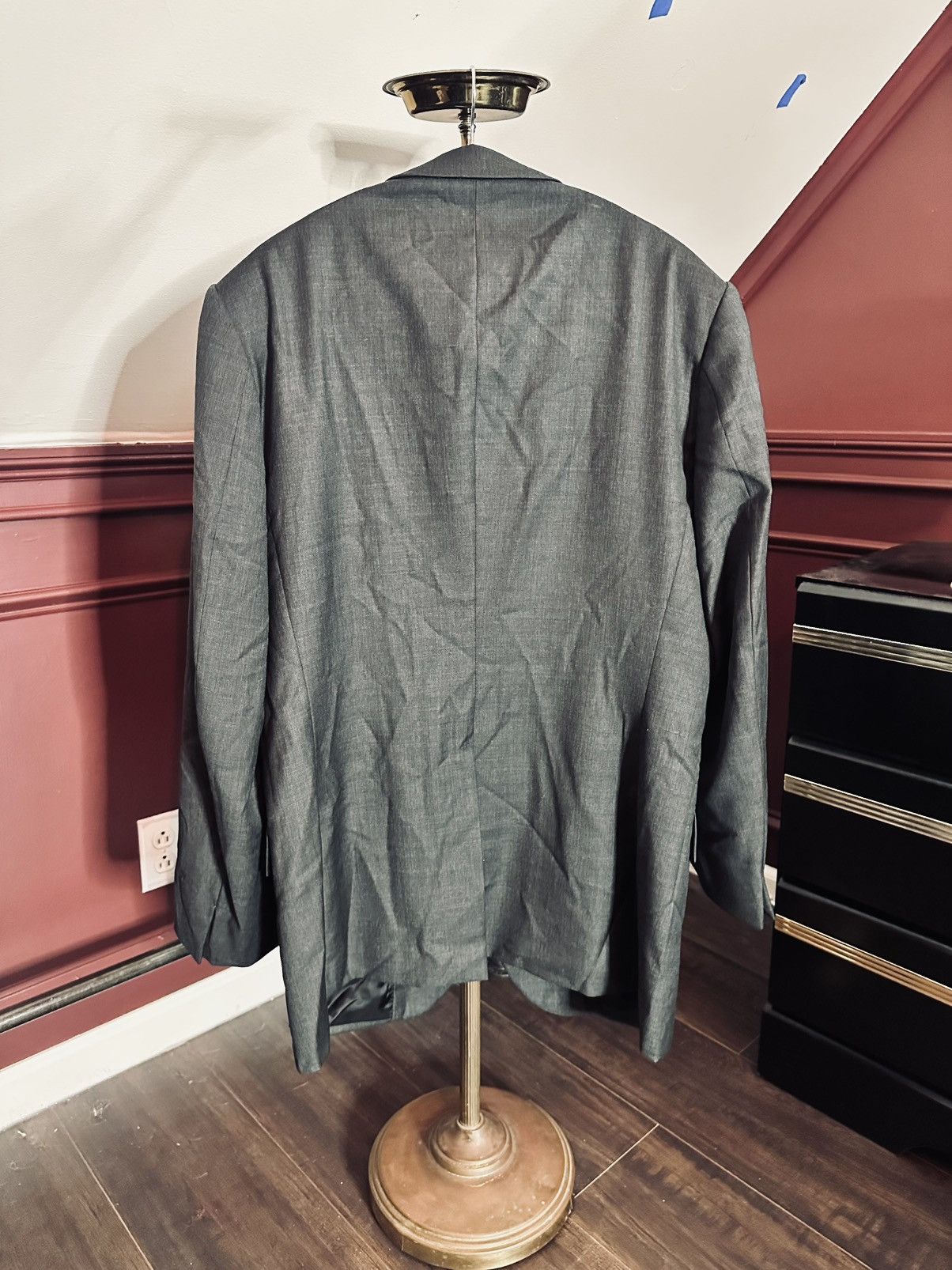 Jil Sander Raf Simons FW2012 runway virgin wool jacket Italy gray Size 40R - 6 Thumbnail