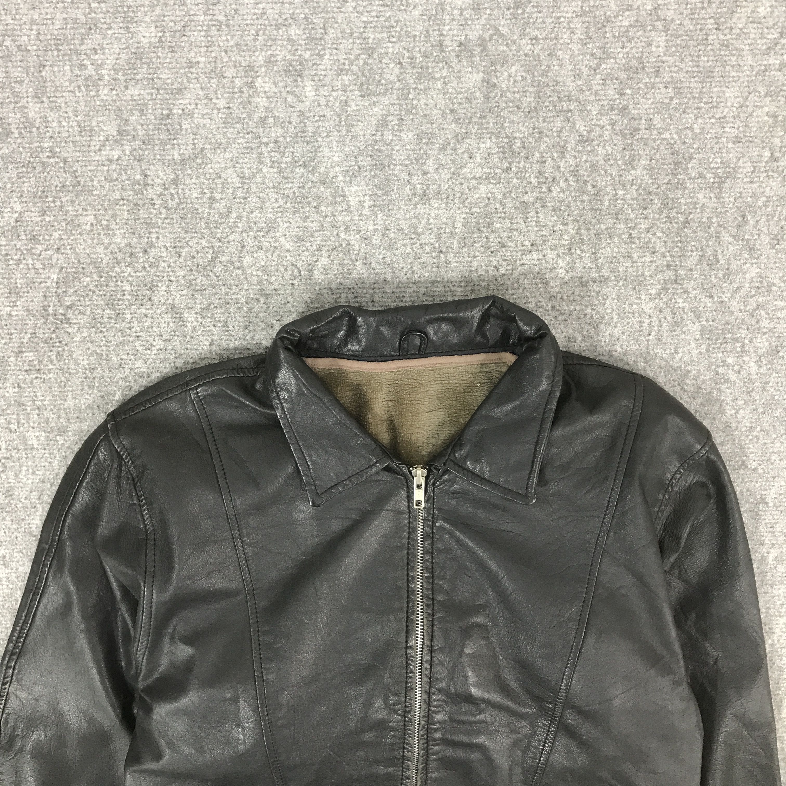Leather JACKER'S JAPANESE BRAND LEATHER JACKET K72B10 Size US M / EU 48-50 / 2 - 2 Thumbnail
