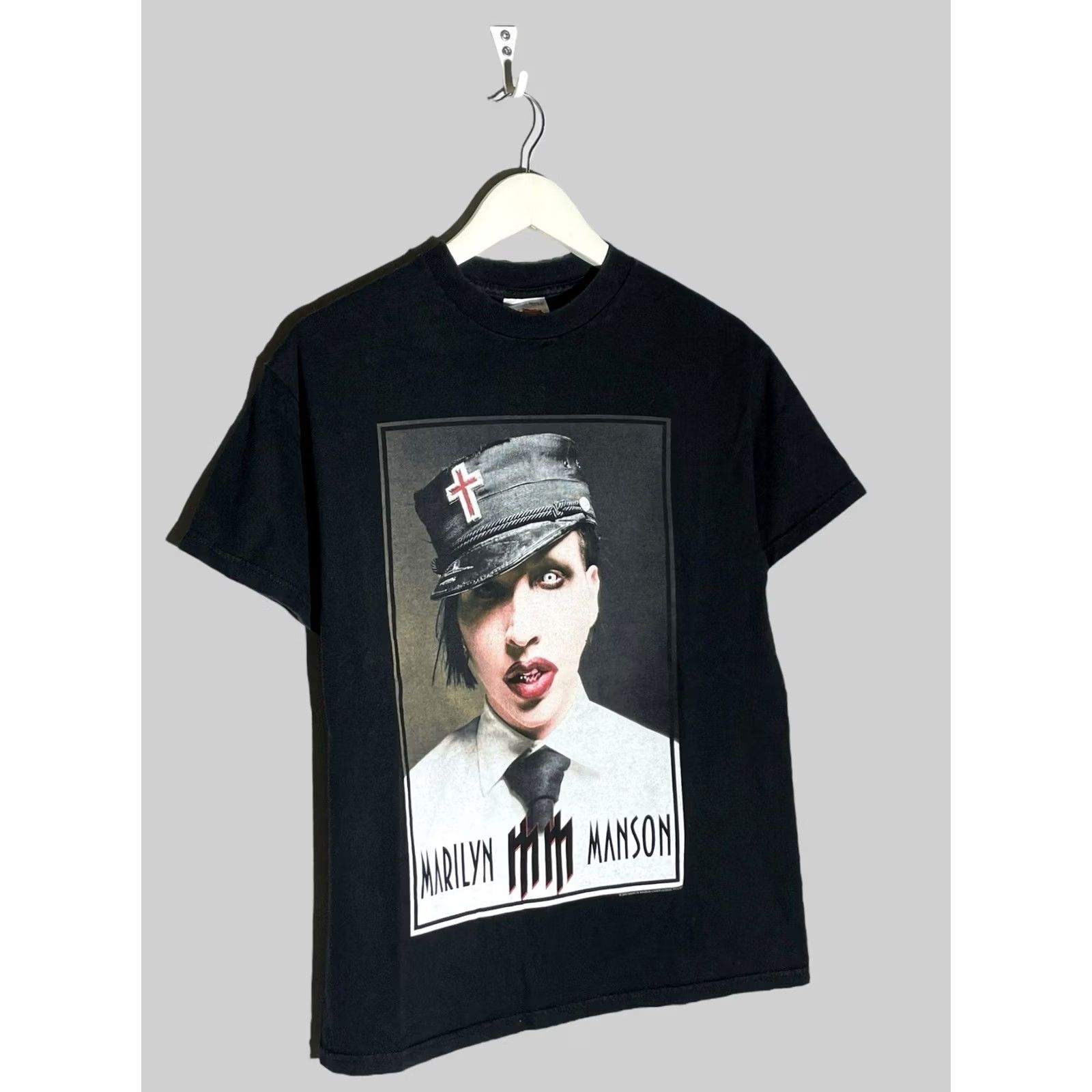 Vintage VINTAGE Marilyn Manson Golden Age Of Grotesque 2003 World Tour T-Shirt Black Adult Medium Mens Size US M / EU 48-50 / 2 - 2 Thumbnail