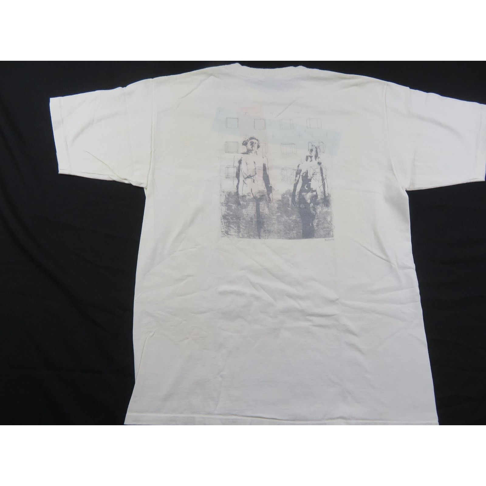 Other Madness Artwork Design Double Sided White T-shirt XL 1990s Size US XL / EU 56 / 4 - 1 Thumbnail