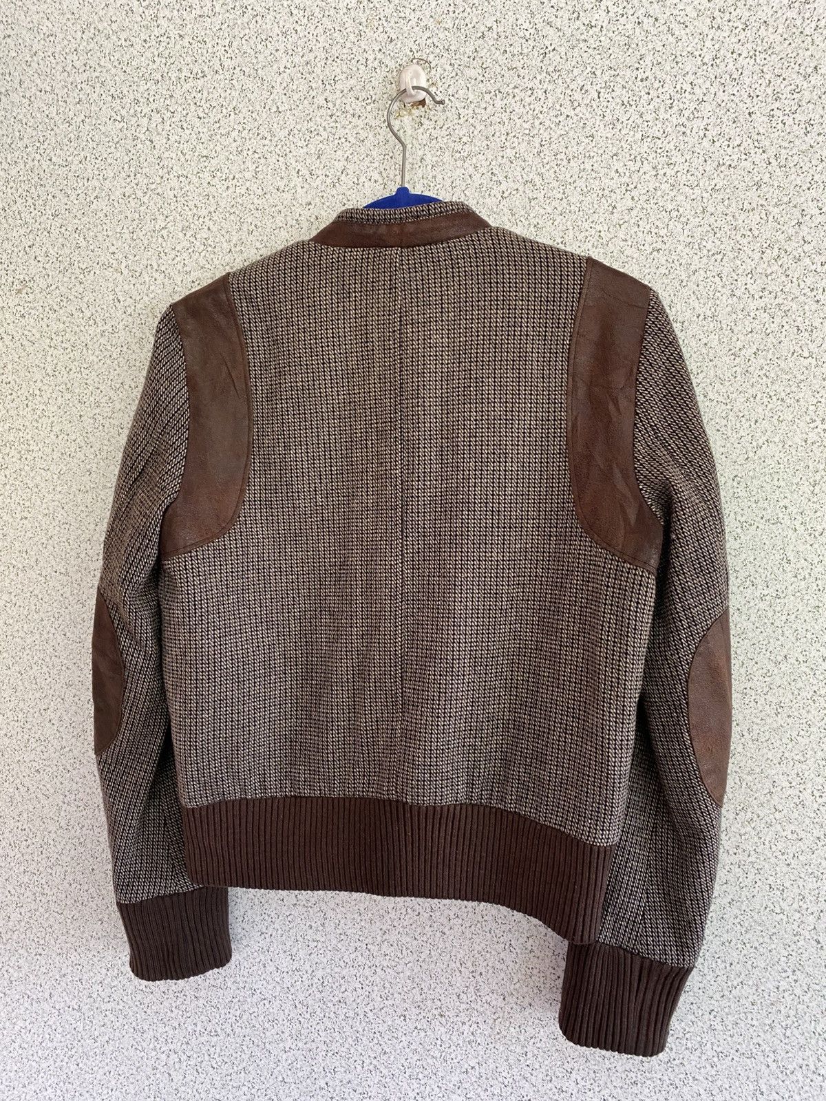 Japanese Brand BNX Brown Tweed Leather Trim Jacket – Gorpcore / VTG 90 Euro Size S / US 4 / IT 40 - 12 Thumbnail