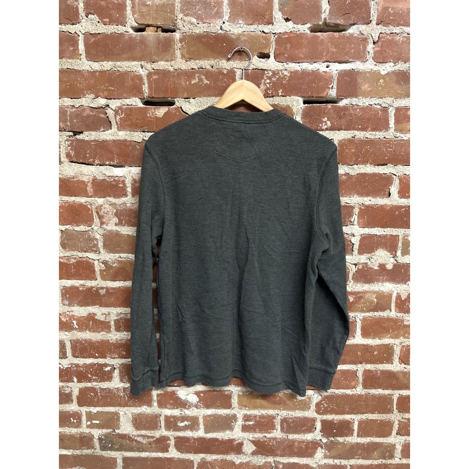 Eddie Bauer Eddie Bauer Mens Gray Thermal Henley Long Sleeve Shirt M Size US M / EU 48-50 / 2 - 2 Thumbnail