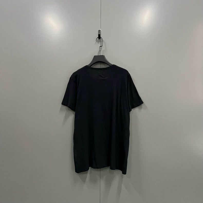 Greg Lauren greg lauren Black distressed printed short sleeved shirt 25 Size US M / EU 48-50 / 2 - 2 Thumbnail