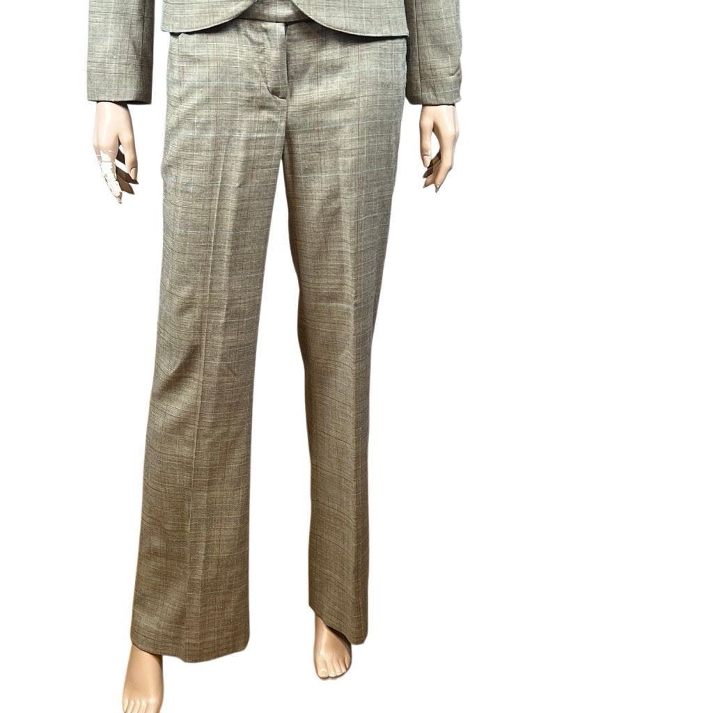 Vintage Vintage J Jodi Embroidered Plaid Pantsuit Olive Size 6 (048) Size M / US 6-8 / IT 42-44 - 6 Thumbnail