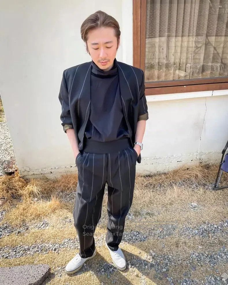 Fear of God FOG x Zegna Striped Black Blazer. Size US S / EU 44-46 / 1 - 7 Thumbnail