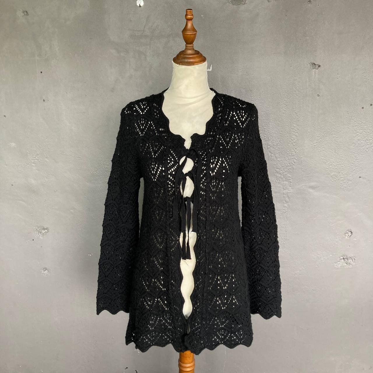 Morgan De Toi Y2k Lacey Knit Cover-Up Size M / US 6-8 / IT 42-44 - 3 Thumbnail