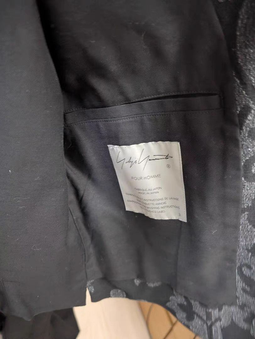 Yohji Yamamoto Yohji Yamamoto Pour Homme 24SS Jacquard Vest K11 Size US L / EU 52-54 / 3 - 5 Thumbnail