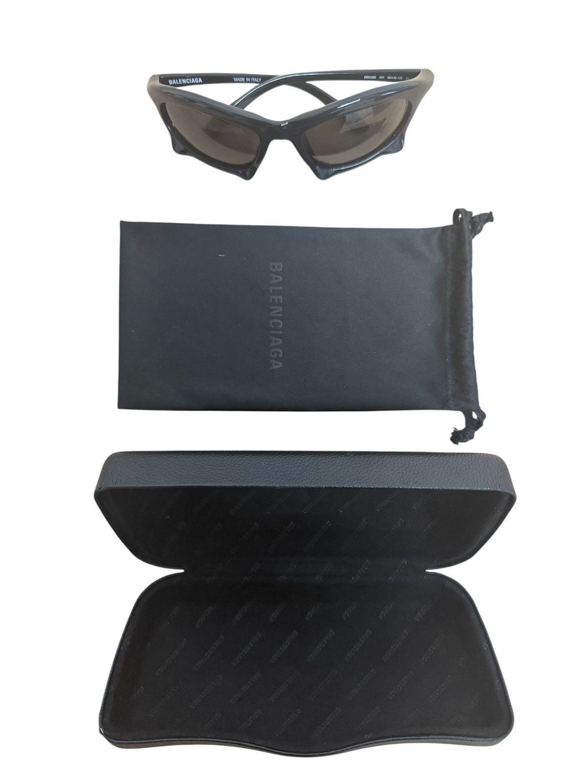 Balenciaga Balenciaga Bat Rectangle Sunglasses black Size ONE SIZE - 2 Thumbnail