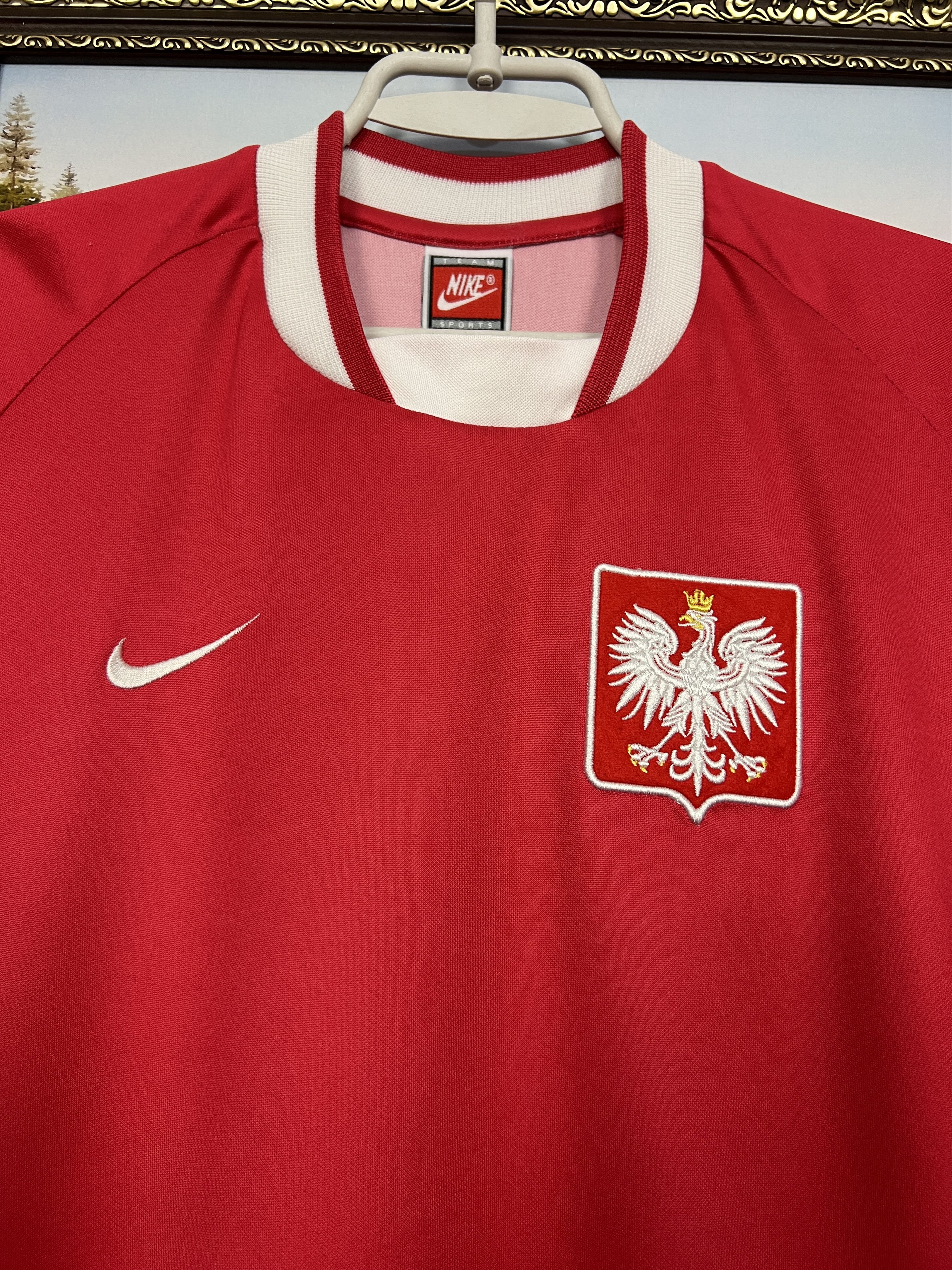 Nike Poland Away football shirt 1997 Soccer Jersey National Team Size US M / EU 48-50 / 2 - 3 Thumbnail