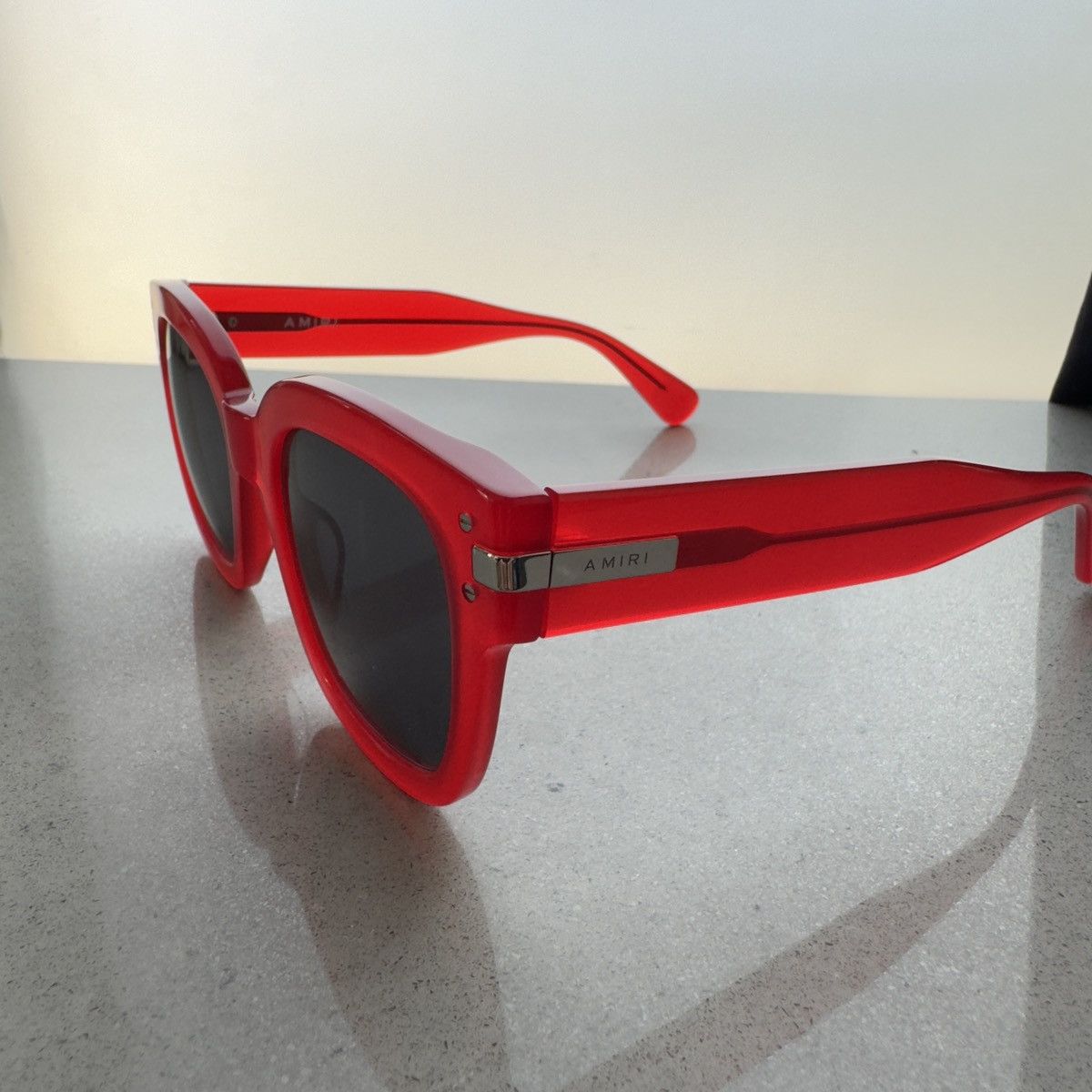 Amiri Amiri Red Sunglasses Size ONE SIZE - 5 Thumbnail