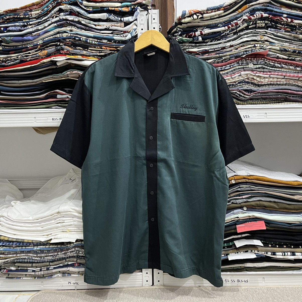 Other Retro Hilton Two-Tone Bowling Shirt “Shelley” Embroidery Size US L / EU 52-54 / 3 - 1 Thumbnail