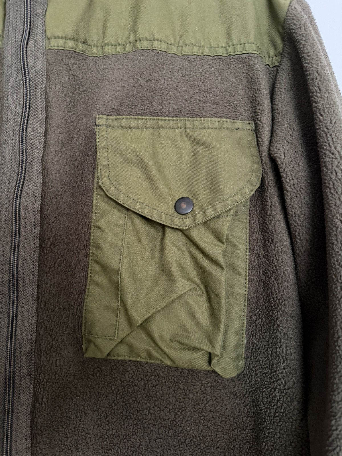 Vintage Military Fleece Zip Up Size US M / EU 48-50 / 2 - 3 Thumbnail