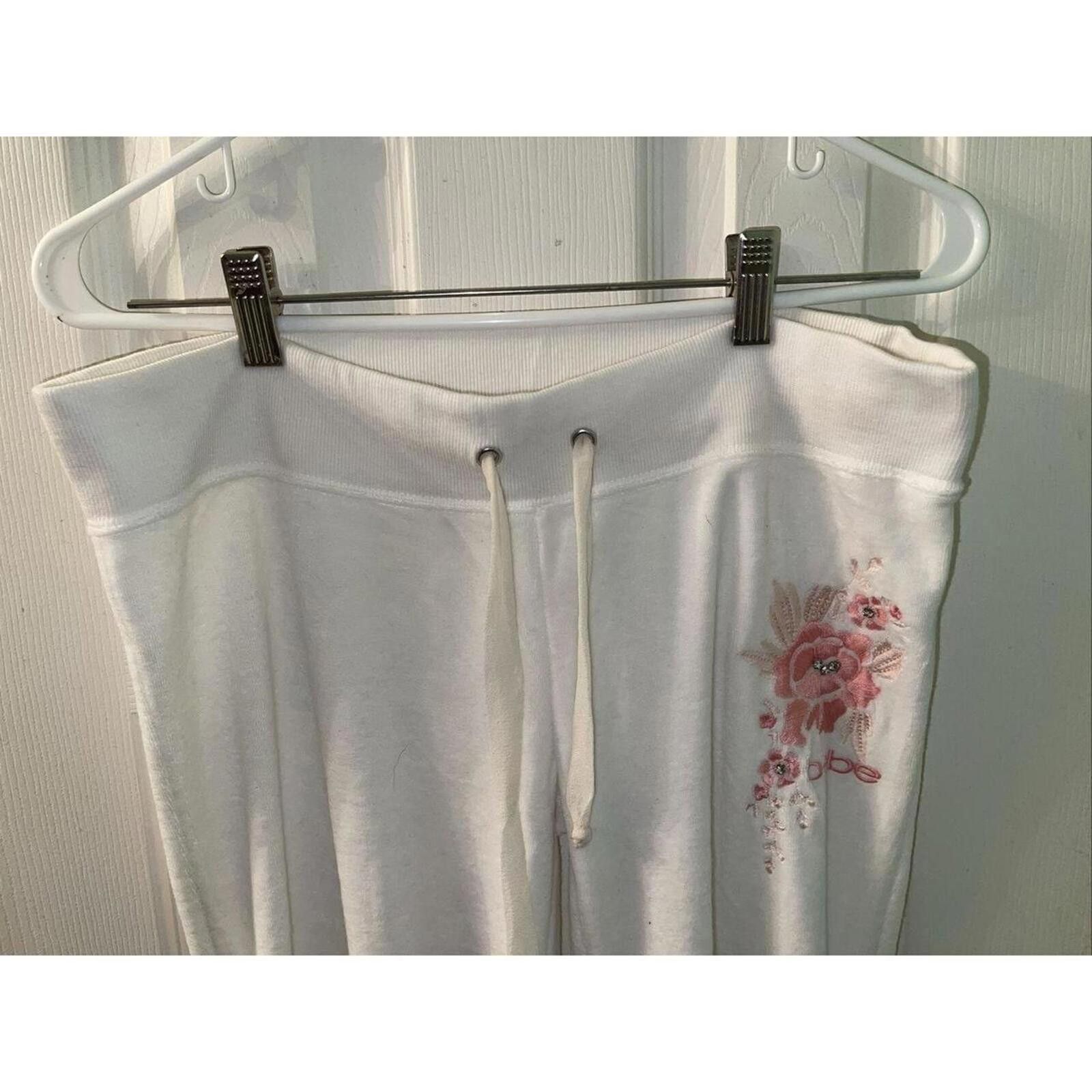 United Colors Of Benetton Bebe Floral Embroidered Lounge Pants Size ONE SIZE - 3 Thumbnail