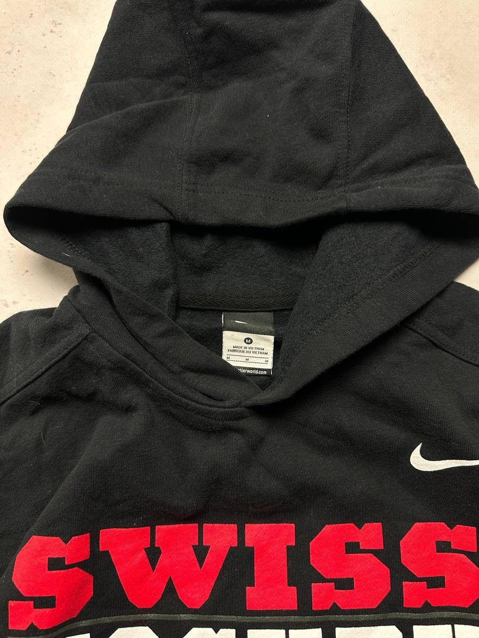 Nike Vintage Nike Swiss Hockey Boxy Hoodie Y2K M Size US M / EU 48-50 / 2 - 5 Thumbnail