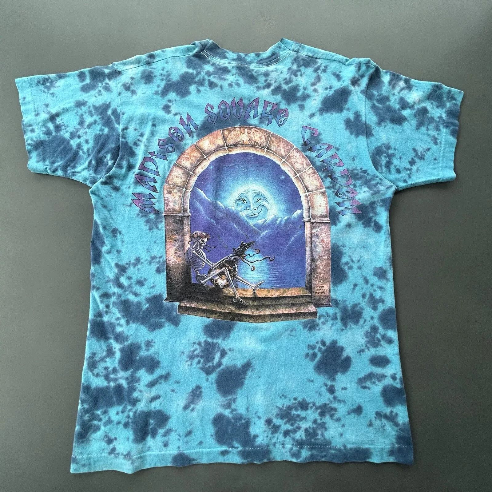 Fruit Of The Loom VTG 1993 Grateful Dead Madison Square Garden Tie Size US L / EU 52-54 / 3 - 8 Thumbnail