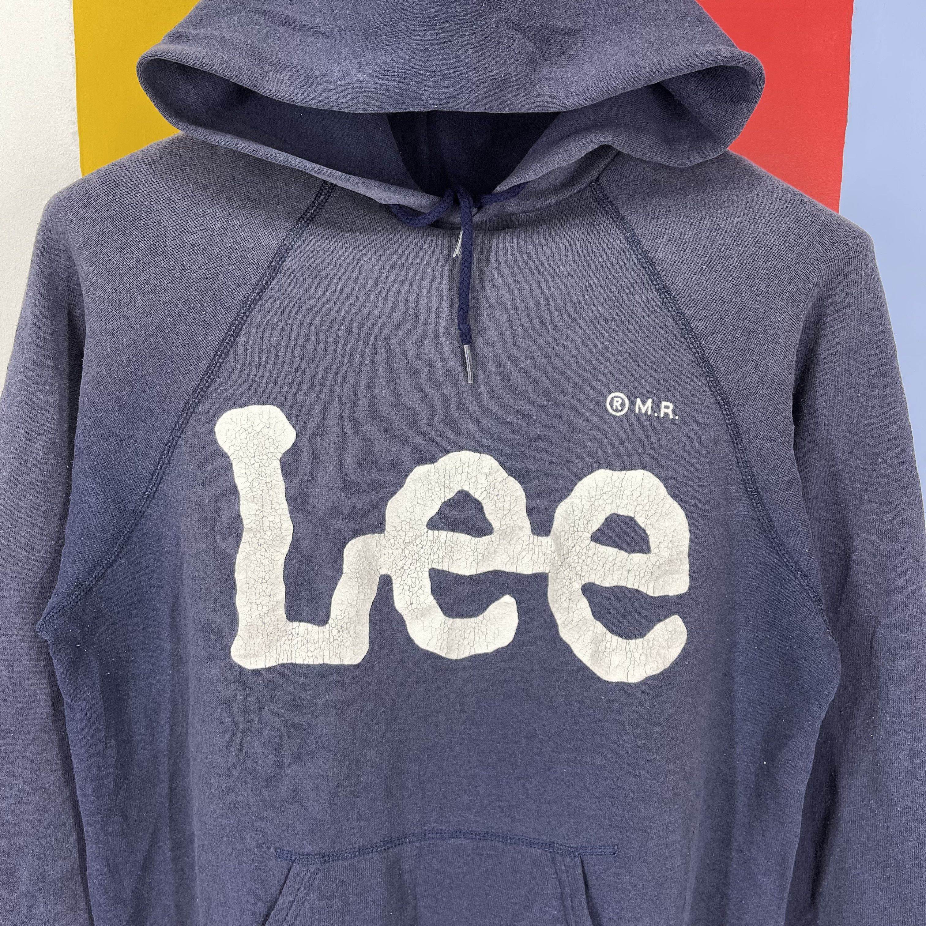 Lee 90s Vintage LEE Faded Hoodie Pullover #1356/AU Size US S / EU 44-46 / 1 - 3 Thumbnail