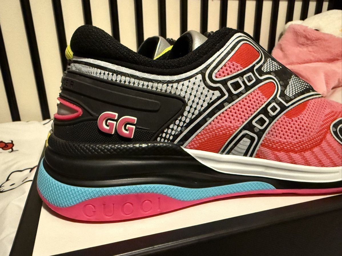 Gucci Gucci Ultrapace R 'Mismatched - Neon Pink Yellow' Size US 9 / EU 42 - 3 Thumbnail