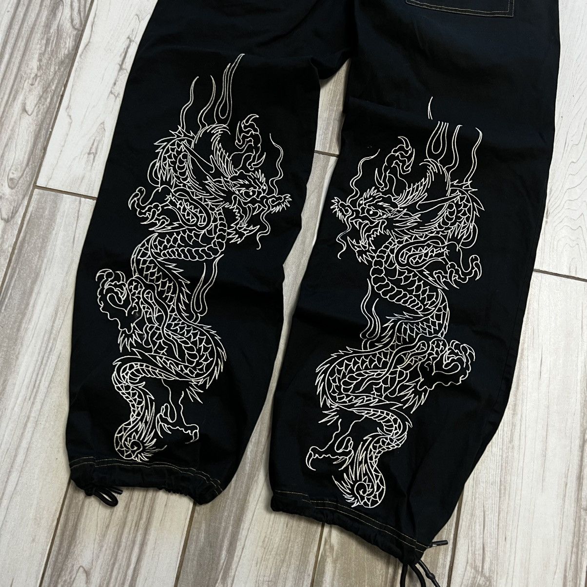 Ed Hardy Baggy Pants Ed Hardy Big Logo Dragon Size US 31 - 3 Thumbnail