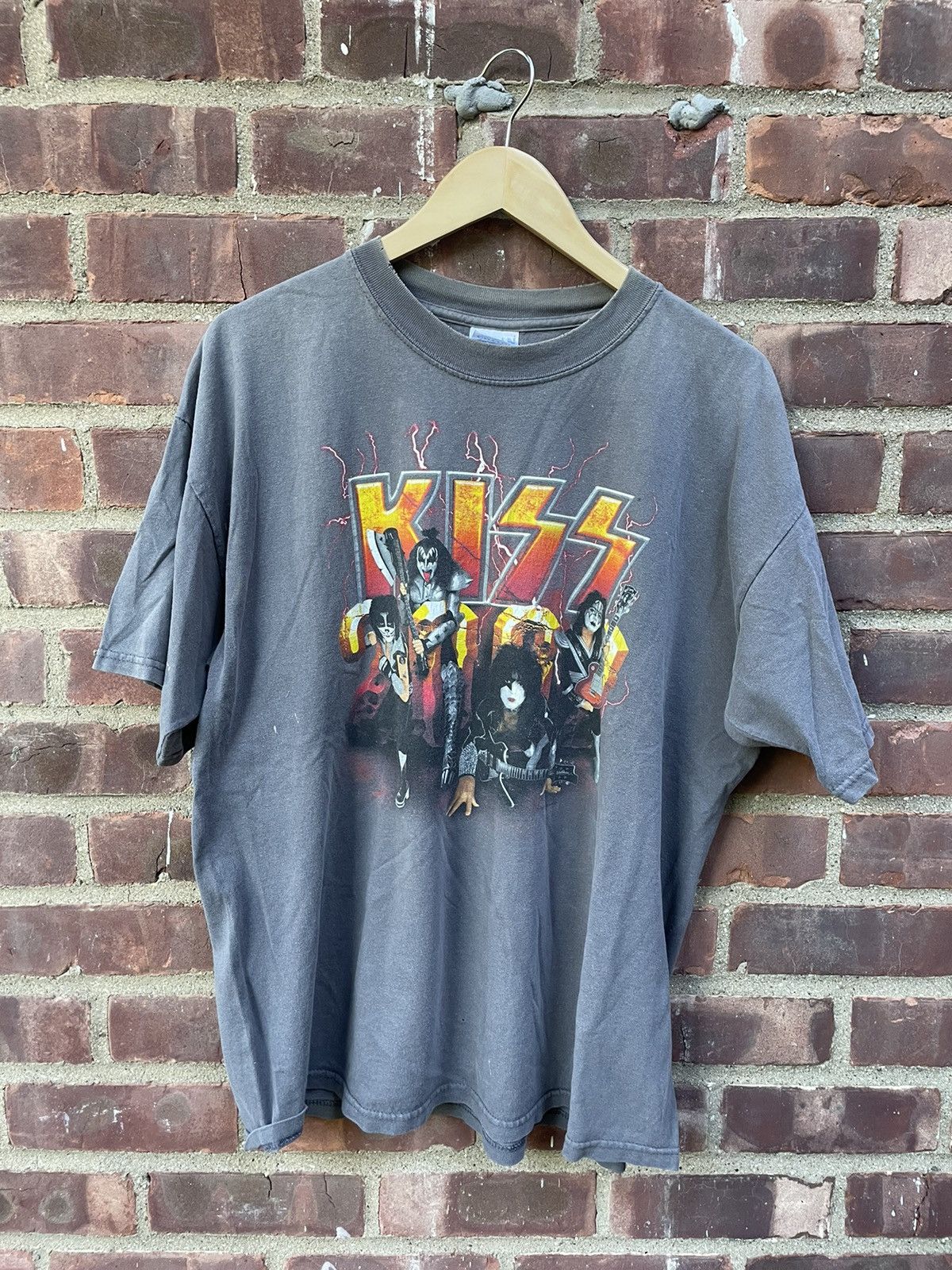 Men Vintage T-Shirts Saint ‘KISS’ Rock Band T-Shirts main image 0