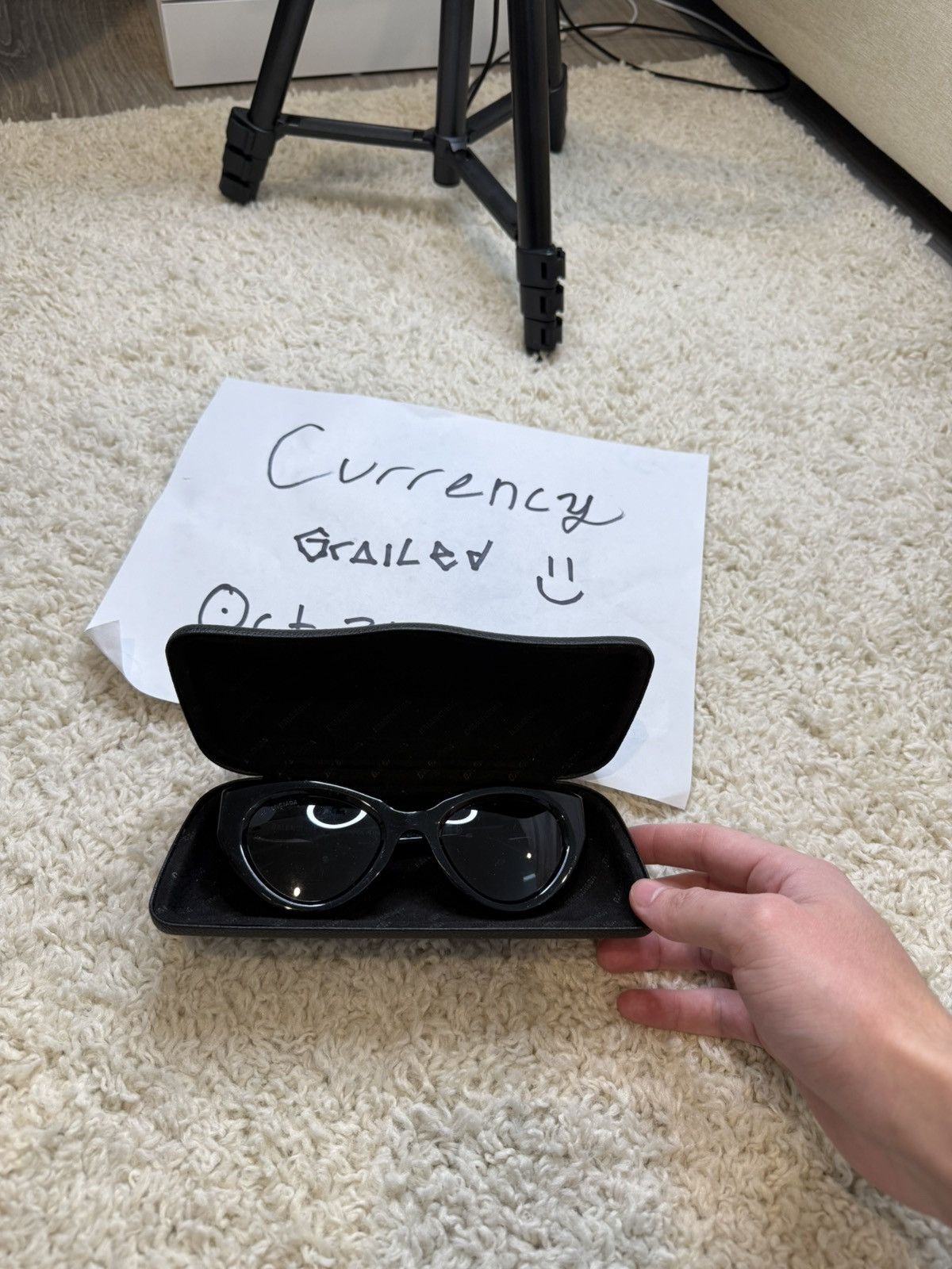 Balenciaga Balenciaga Round Cat Sunglasses Size ONE SIZE - 11 Thumbnail