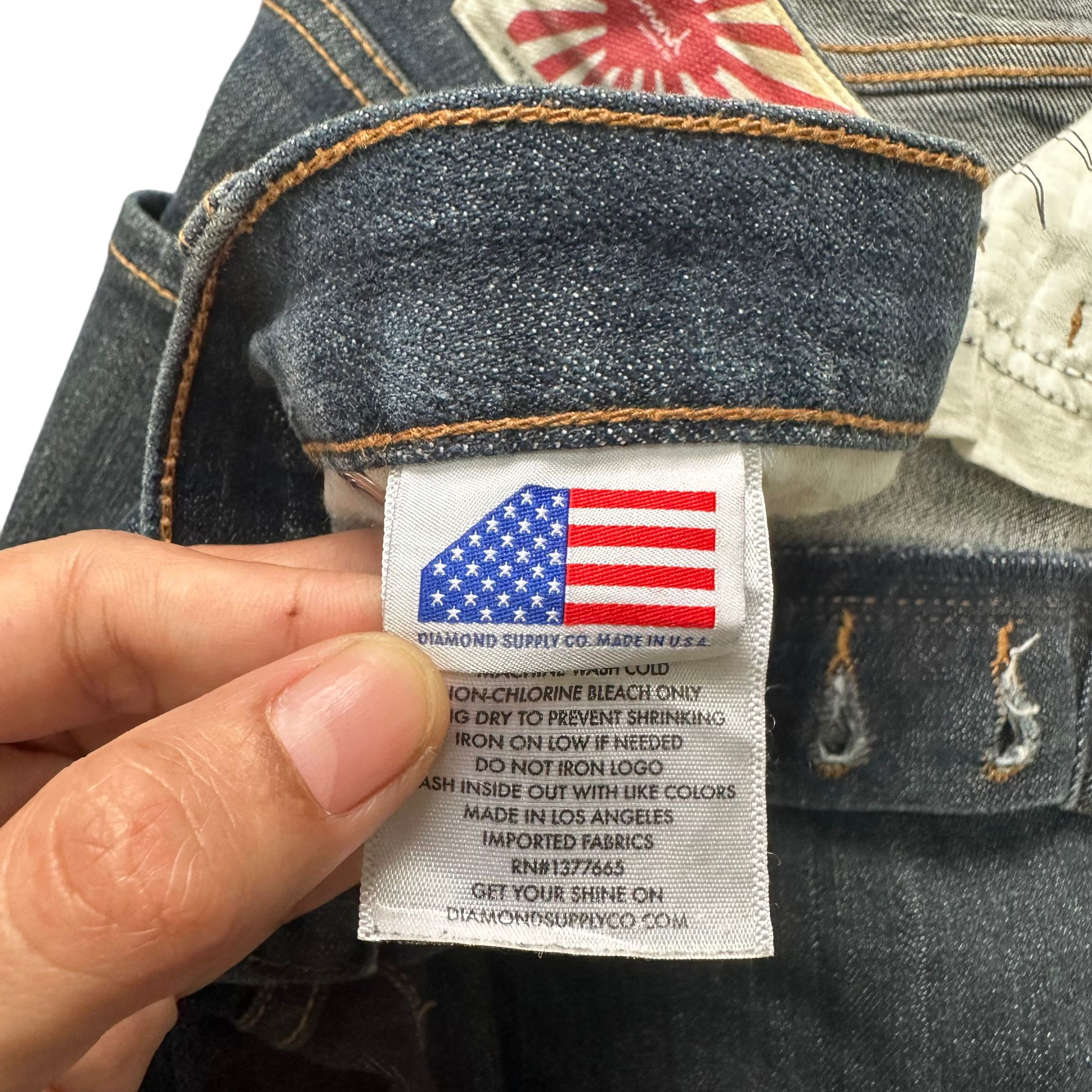 Diamond Supply Co. DIAMOND SUPPLY MINED DENIM PANTS #7804-177 Size US 34 / EU 50 - 8 Thumbnail