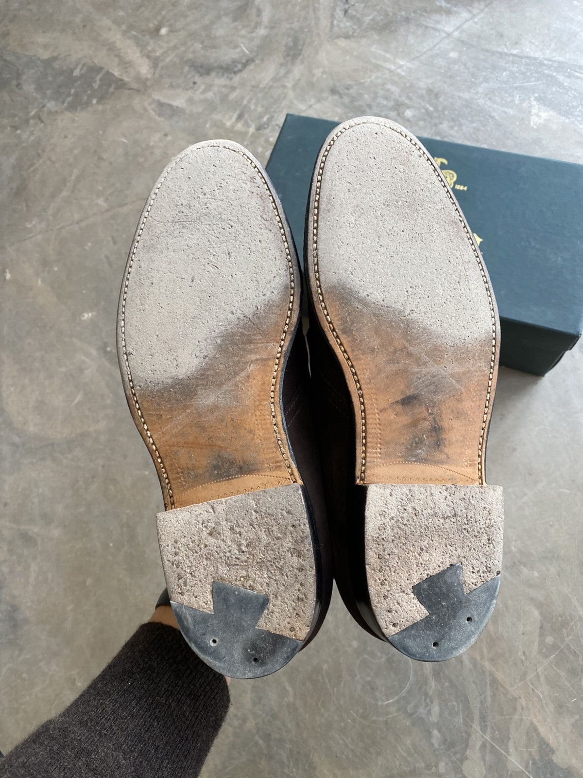 Alden Alden 953 brown suede monk strap 7,5/41,5 Size US 7.5 / EU 40-41 - 2 Thumbnail