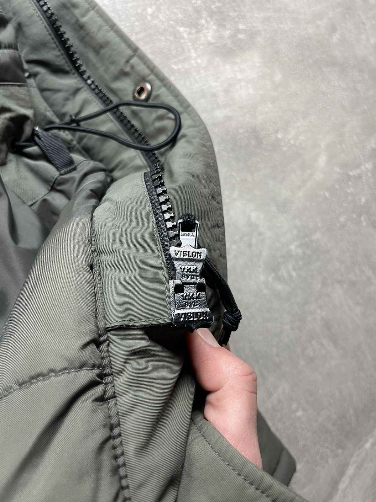 Carhartt × Carhartt Wip Carhartt Nylon Gray Long Fur Synthetic Hooded Parka Jacket Size US M / EU 48-50 / 2 - 16 Thumbnail
