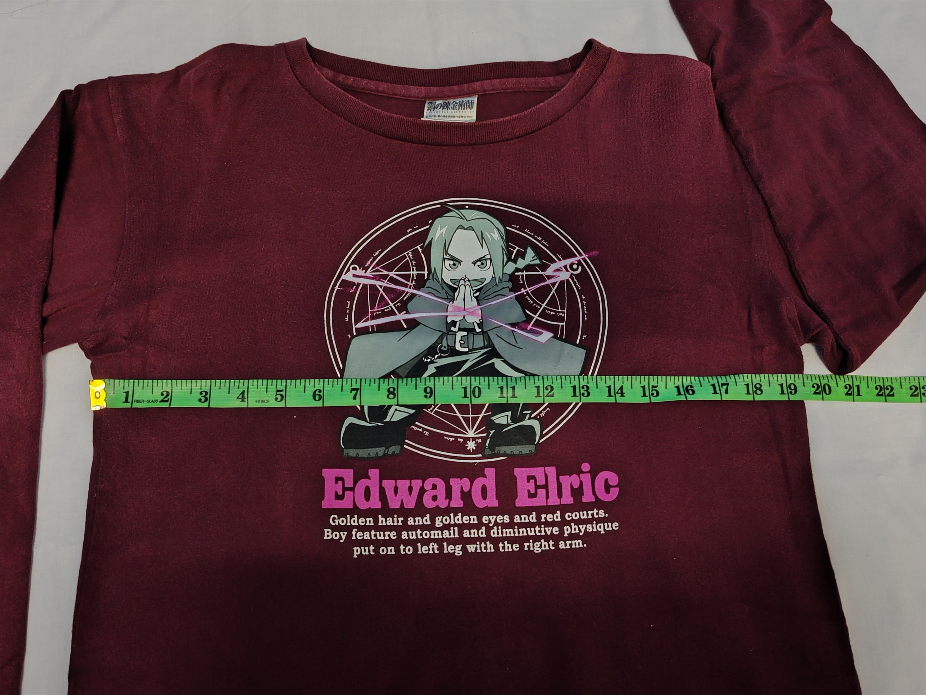 Anime Fullmetal Alchemist Japan Anime Long Sleeve Akira Eva Size US M / EU 48-50 / 2 - 4 Thumbnail