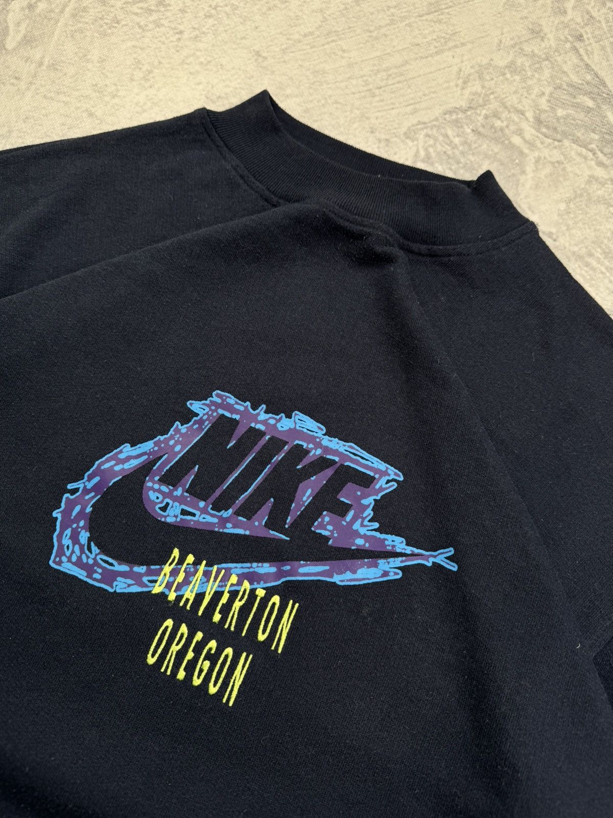 Nike × Vintage NIKE VINTAGE CENTER LOGO OVERSIZE BOXY SWEATSHIRT Size US M / EU 48-50 / 2 - 4 Thumbnail