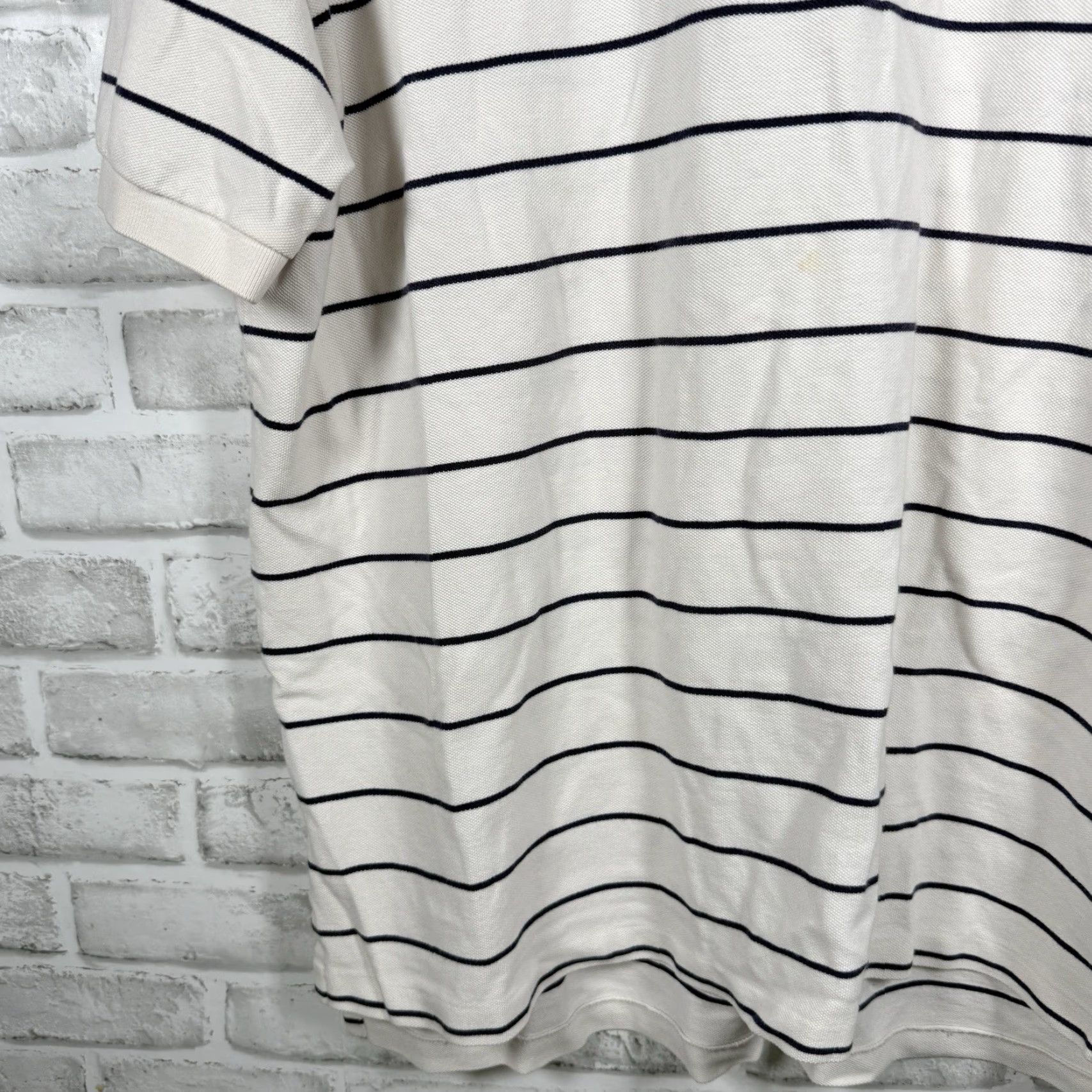 Polo Ralph Lauren Polo Ralph Lauren Striped 100% Cotton Polo Shirt Mens Size XL Size US XL / EU 56 / 4 - 3 Thumbnail
