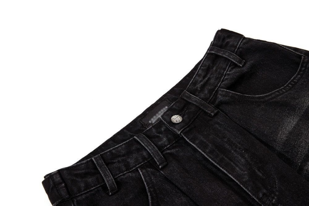 Vintage Men's Retro Punk Washed Distressed Ripped Jeans Size US 32 / EU 48 - 3 Thumbnail