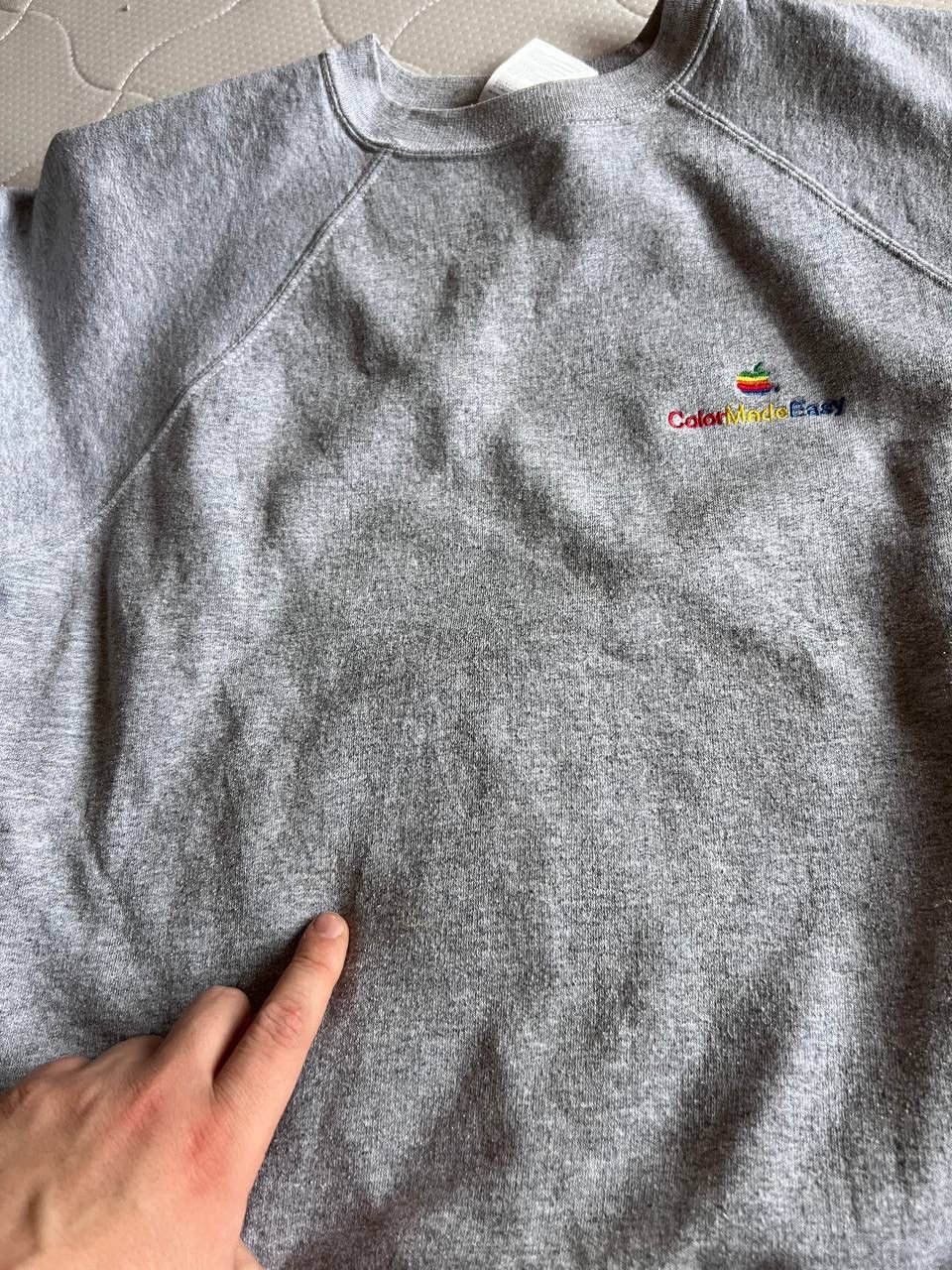 Apple Vintage 90s Apple Computer Multicolour Logo Boxy Sweatshirt Size US M / EU 48-50 / 2 - 3 Thumbnail