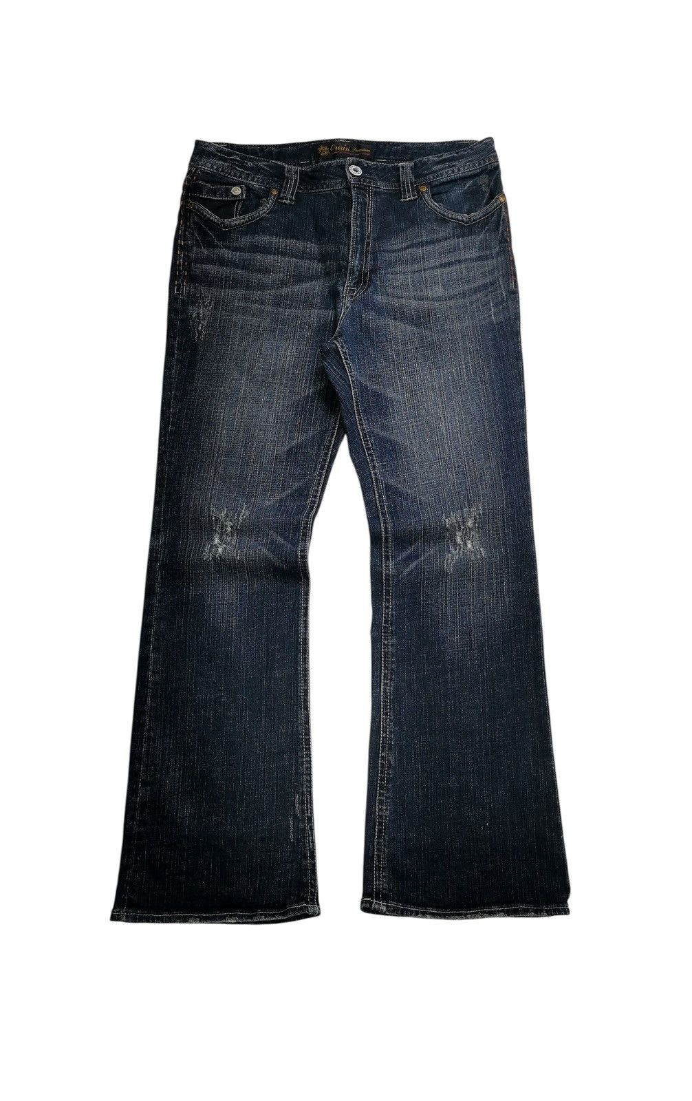 KMRii Oririns Distressed Flared,Bootcut Jeans Size US 34 / EU 50 - 1 Thumbnail