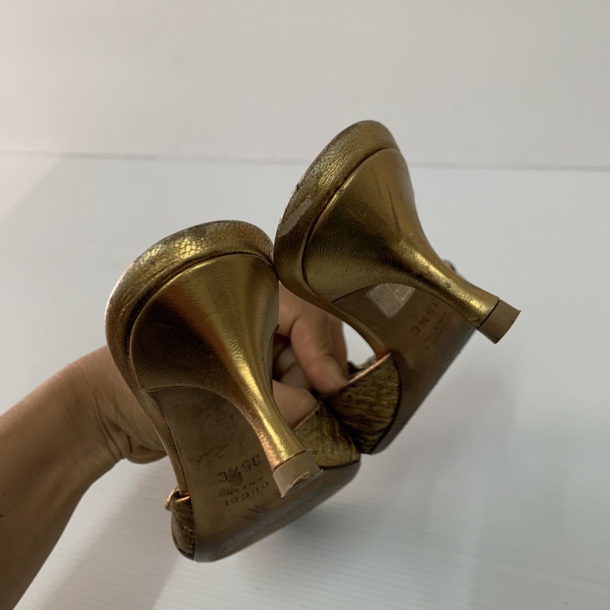 Gucci Gucci Leather Heels Size US 5.5 / IT 35.5 - 4 Thumbnail