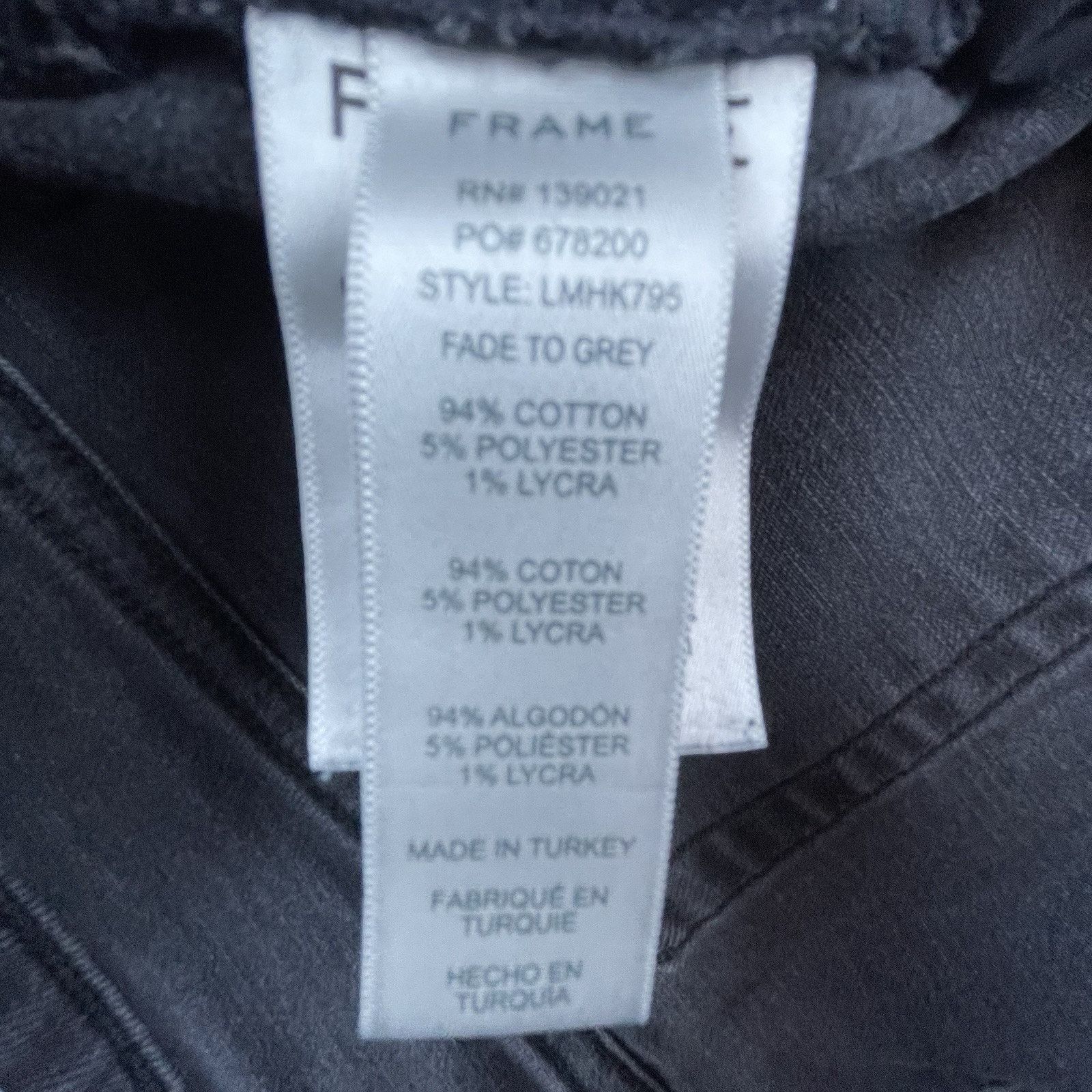 Frame Frame Denim Jeans Mens 31 Fade To Grey L'Homme Skinny Size US 31 - 9 Thumbnail