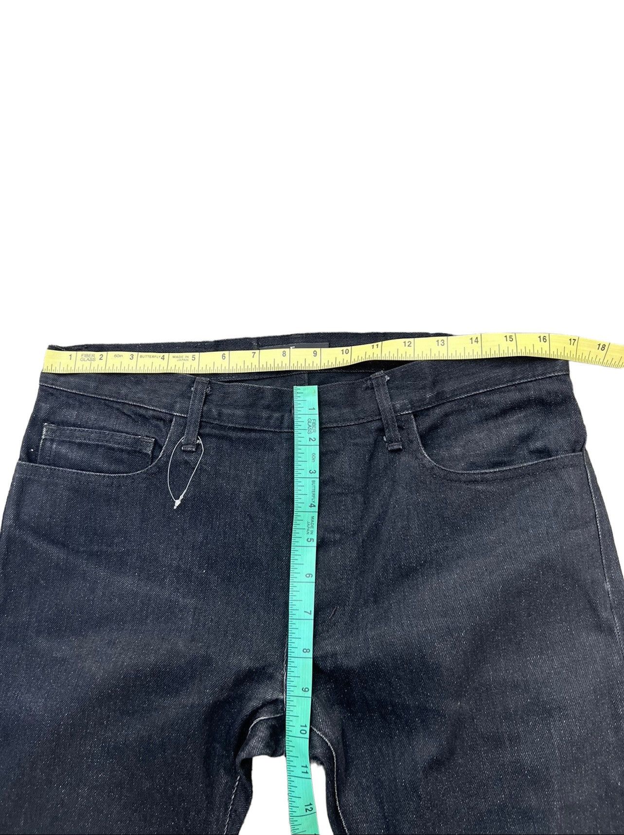 Vintage S’exprimer by Yuta Readymade Japan Black Denim Stacked Jeans Size US 30 / EU 46 - 3 Thumbnail
