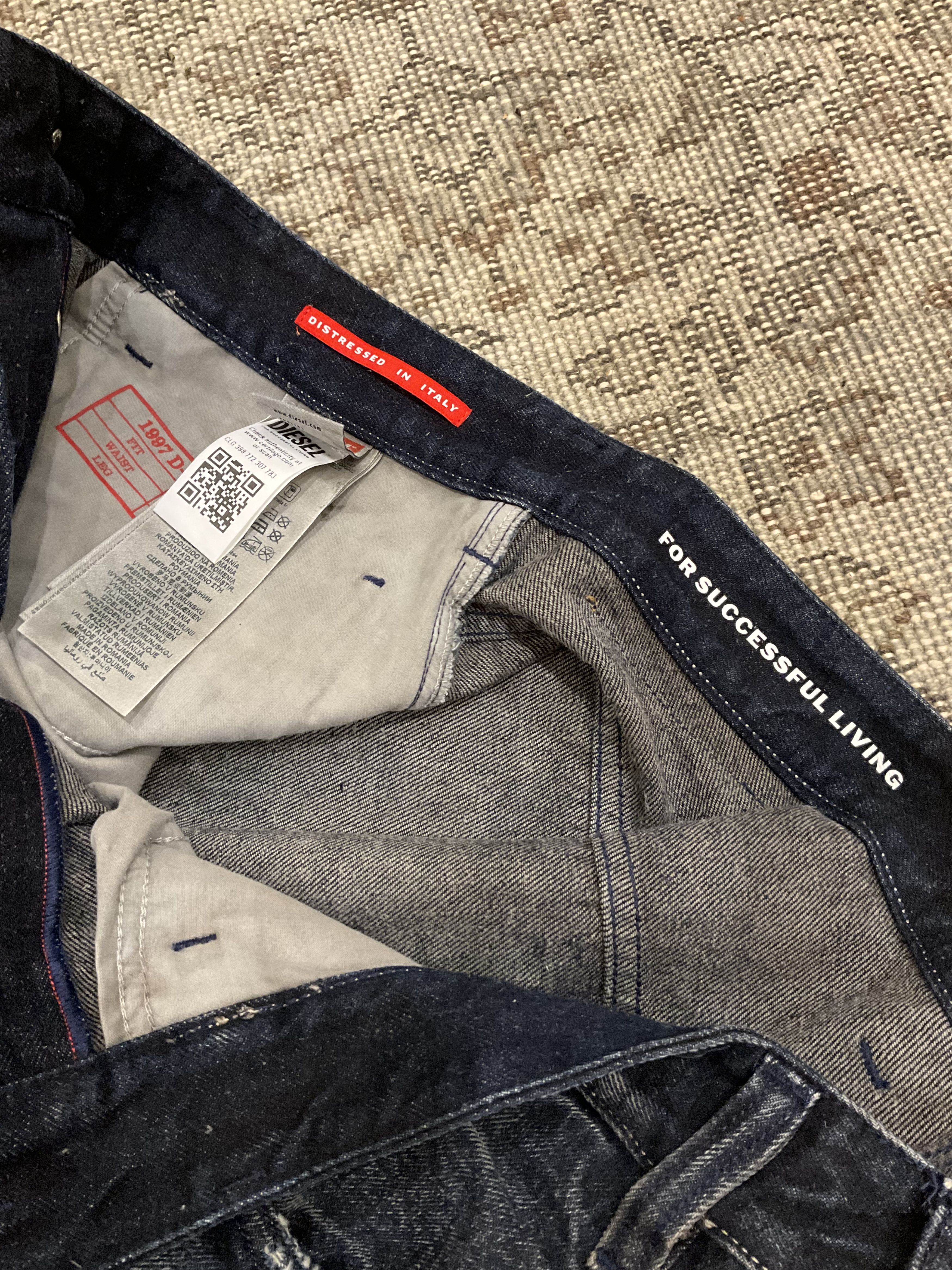 Diesel Diesel 1997 D-ENIM-M Relaxed Wide Leg Jeans Dark Indigo W32 Size US 32 / EU 48 - 8 Thumbnail